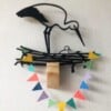oievaar op nest – houten wanddecoratie voor aan de muur | Symbool voor nieuw leven, en nieuw begin.