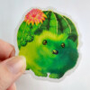 Cactus egel sticker 7x7 cm (2.75x2.75 inch)