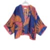 Crane Kimono Cobalt