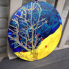 Сarved Landscape on wood