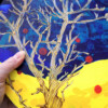 Сarved Landscape on wood