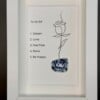 “To Do List” Kunstwerk met Delfts Blauw – Uniek en Handgemaakt
