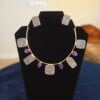 Exclusive natural stone necklace set