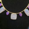 Exclusive natural stone necklace set