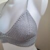 Gehaakt topje 'Boho top grijs'