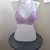 Gehaakt topje 'Boho top lila'