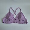 Gehaakt topje 'Boho top lila'