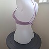 Gehaakt topje 'Boho top lila'