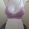 Gehaakt topje 'Boho top lila'