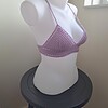 Gehaakt topje 'Boho top lila'