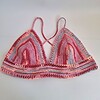 Gehaakt topje 'Boho top ombre paars en roze'