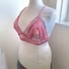 Gehaakt topje 'Boho top ombre paars en roze'