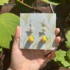 Gehaakte Citroen Oorbellen – Handgemaakte Fruit Hangers