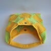 Gehaakte checker handtas 'Geel en groen'