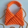 Gehaakte crossbody tas 'Oranje'