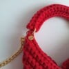 Gehaakte crossbody tas 'Rood'
