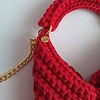 Gehaakte crossbody tas 'Rood'