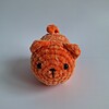 Gehaakte knuffel 'Oranje kat'