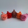 Gehaakte knuffel 'Rode kat'