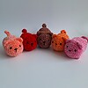 Gehaakte knuffel 'Rode kat'