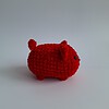 Gehaakte knuffel 'Rode kat'