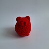 Gehaakte knuffel 'Rode kat'