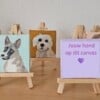 Gepersonaliseerd puppyportret