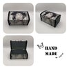 Handgedecoreerd kistje ‘Beauty in Black, White and Grey’ voor interieur of cadeau