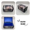 Handgedecoreerd kistje ‘Blue Butterflies’ voor interieur of cadeau