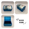 Handgedecoreerd kistje ‘Dream in Turquoise’ voor interieur of cadeau