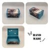 Handgedecoreerd kistje ‘Flower Girl’ voor interieur of cadeau