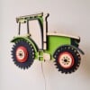 Handgemaakte Houten Wandlamp Tractor