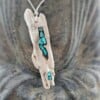 Ketting 001 turquoise steentjes