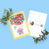 Kinder verjaardag kaart Olifanten balonnen