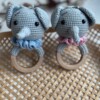 Little Eya – Gehaakte Ramelaar Olifant – Zacht & Duurzaam Babyspeelgoed