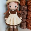 Little Eya – Knuffelpop Anne – Zacht, Handgemaakt & Uniek Cadeau
