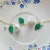 Micro Gehaakte Lelietjes-van-Dalen Armband