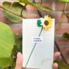 Micro Gehaakte zonnebloemen Boekenleggers