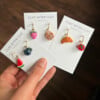 Mix & Match zomer oorbellen - 2 bedels