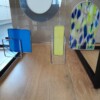 Modern Glas in lood object. 