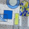 Modern Glas in lood object. 