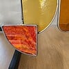 Modern Glas in lood object "ff op moeten wachten". Zonnevanger. Uniek