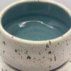 Ontbijtbowls / ramenbowls turquoise wit spikkel
