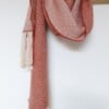 Oranje shawl handgemaakt
