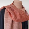 Oranje shawl handgemaakt