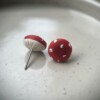 Paddenstoelen knopjes oorbellen