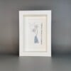Positiviteit in Delfts Blauw – Handgemaakt Kunstwerk met Porseleinscherf