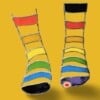 Rainbow socks. In Tiffany