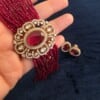 Red Hydrolic beads choker