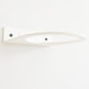 STERKSTAEL Ball Blanc ø 20cm - industriële balhouder muur - wandbevestiging - kleur wit - poedercoating - staal